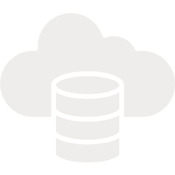 An icon of a server stack in front of a cloud to symbolize the Data Modernization consulting offered by Ayuka Consulting.