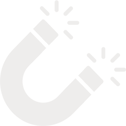 An icon of a U-shaped magnet meant to symbolize Employee and Customer Engagement Consulting offered by Ayuka Consulting.