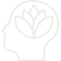 An icon of a person's head with a small plant inside to symbolize Mindfulness Workshops provided by Ayuka Consulting.