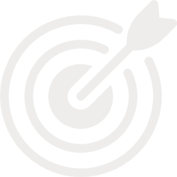 An icon of an arrow in a bullseye to symbolize the Strategic Goal Creation consulting offered by Ayuka Consulting.